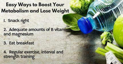 Easy ways to boost metabolism and lose weight, AgeRejuvenation in Tampa Bay and Central Florida